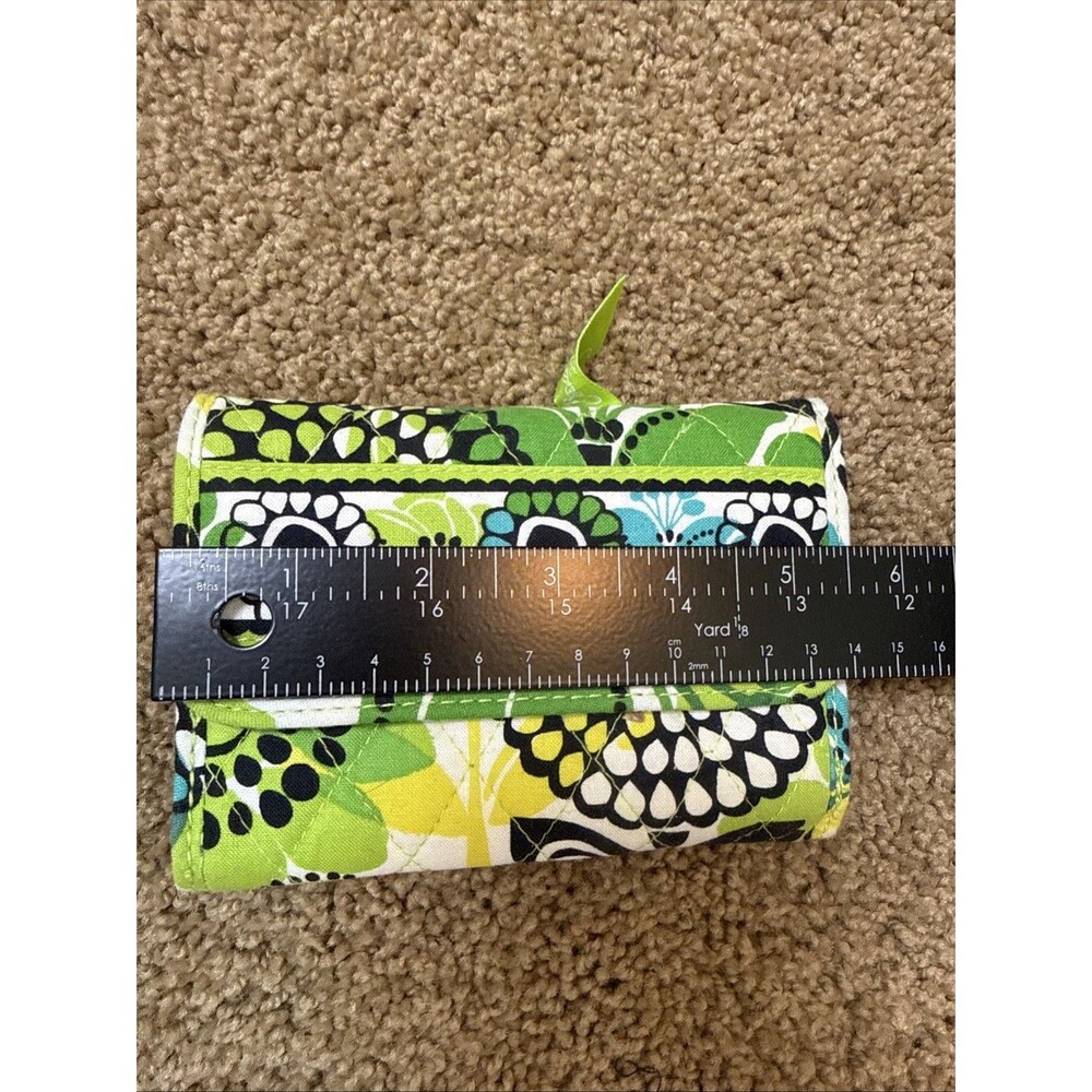 Vera Bradley Quilted Women's Lime Hipster Crossbody Bag & Matching Wallet Summer - Picture 9 of 13